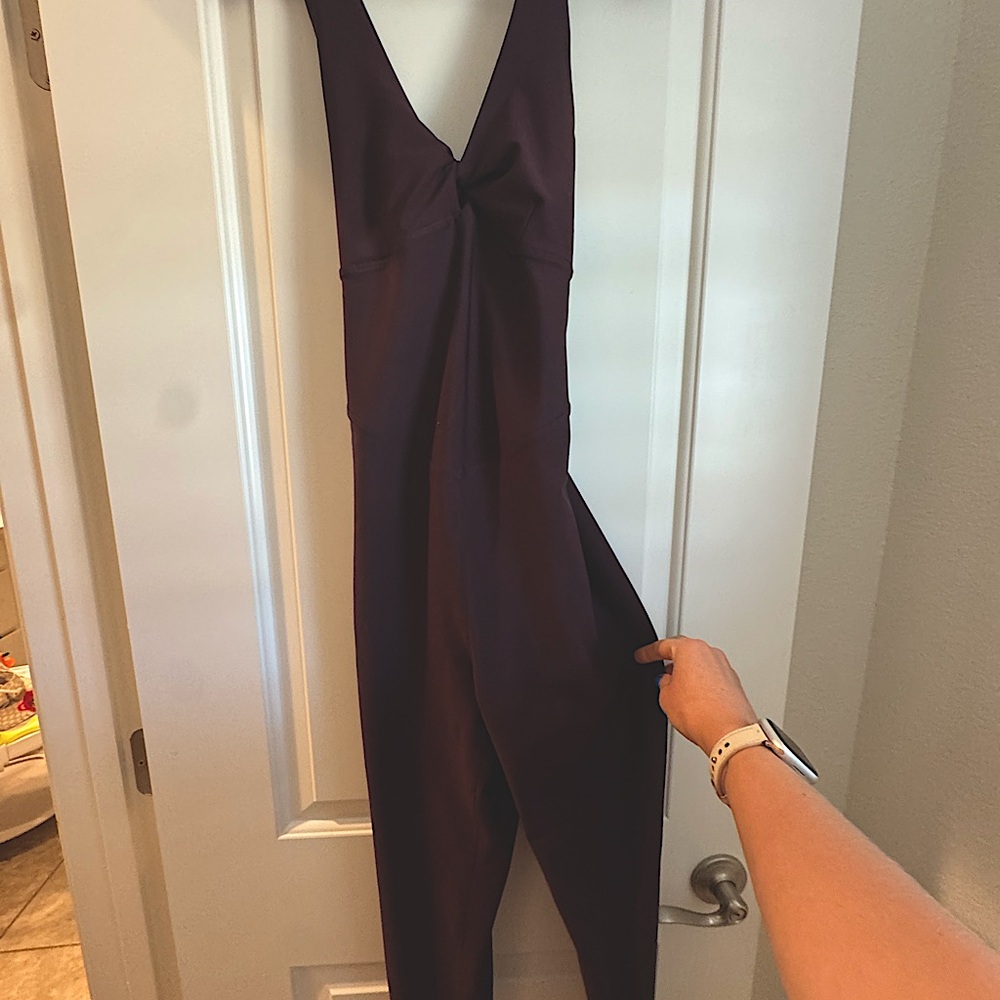 Old navy active jumpsuit plum